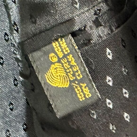 Bill Blass Black Wool Tuxedo Blazer 44L Satin Lapel Jacket Formal Classic VTG - Picture 8 of 9